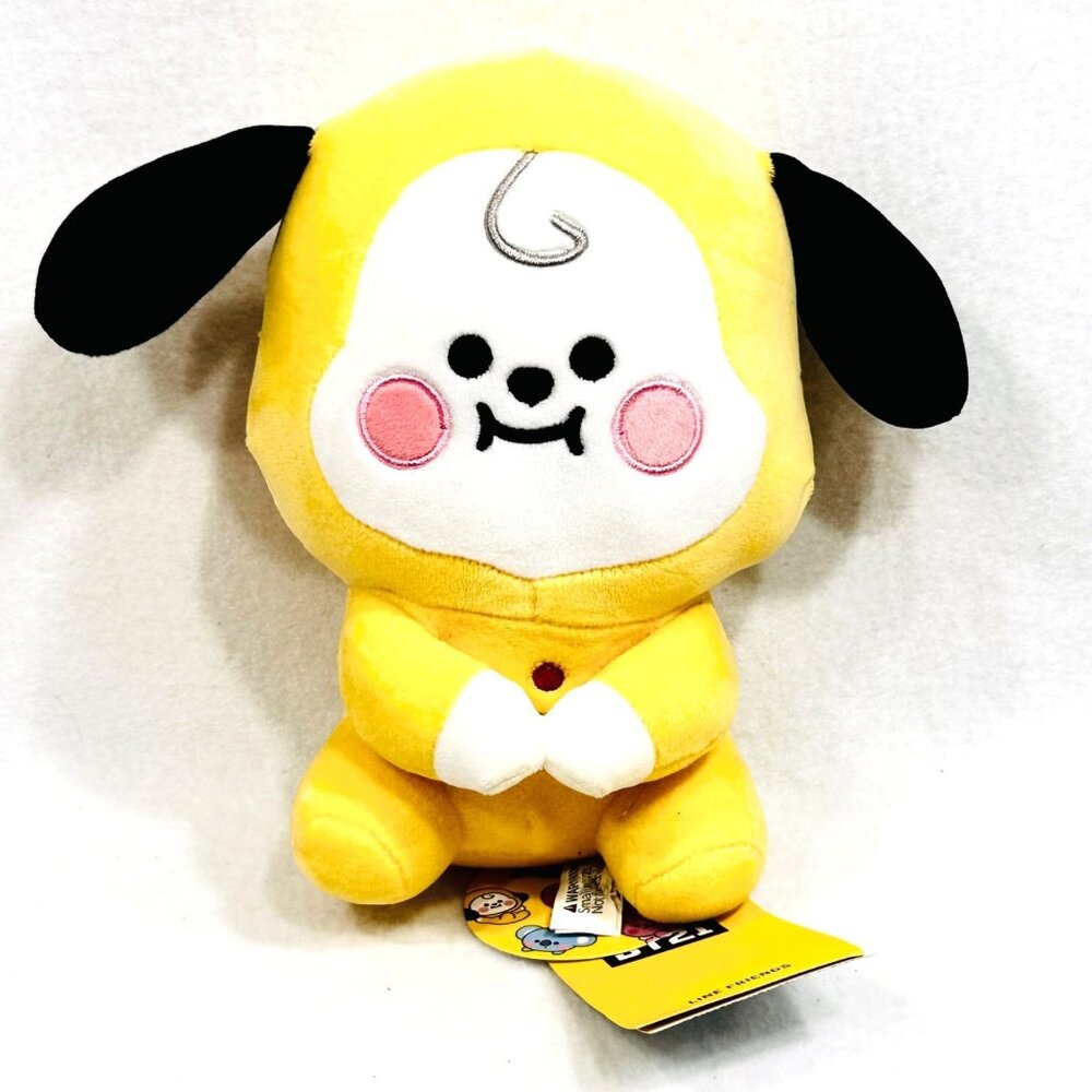 Line Friends BT21 Baby Chimmy Sitting Plush Toy - 8 Inches NWT